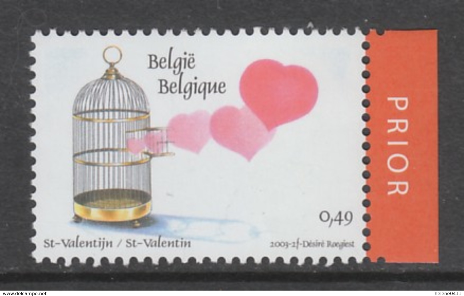 TIMBRE NEUF DE BELGIQUE - COUP DE COEUR POUR LA SAINT-VALENTIN N° Y&T 3148 - Other & Unclassified