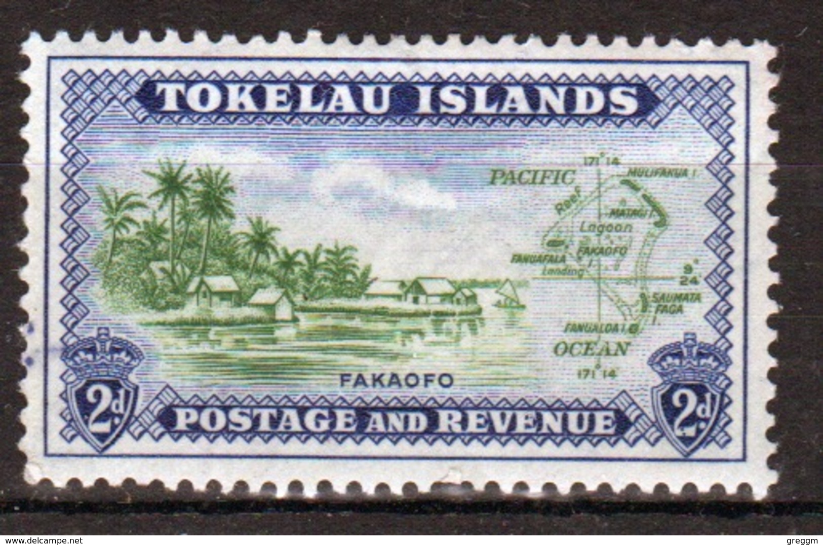 Tokelau 1948 Single 2d Definitive Stamp - Tokelau