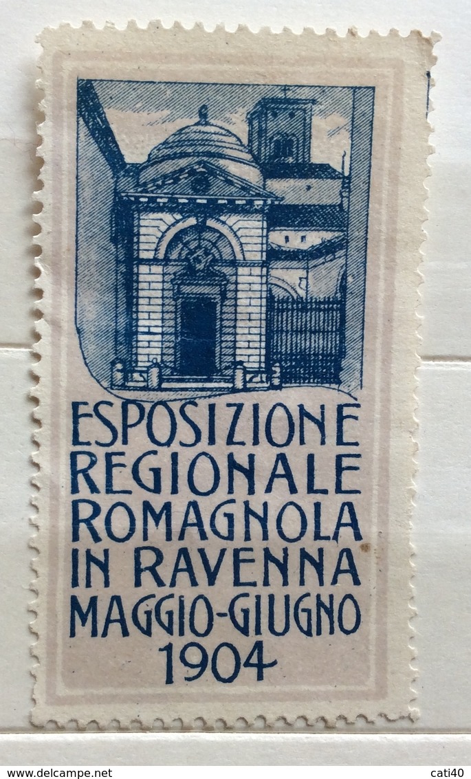 ESPOSIZIONE REGIONALE ROMAGNOLA  IN RAVENNA MAGGIO GIUGNO 1904  ERINNOFILO CHIUDILETTERA - Non Classificati