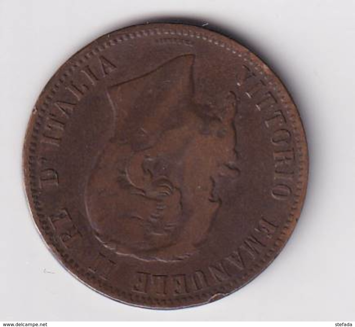 ITALIA REGNO 1867 V. EMANUELE  10 CENTESIMI - 1861-1878 : Vittoro Emanuele II