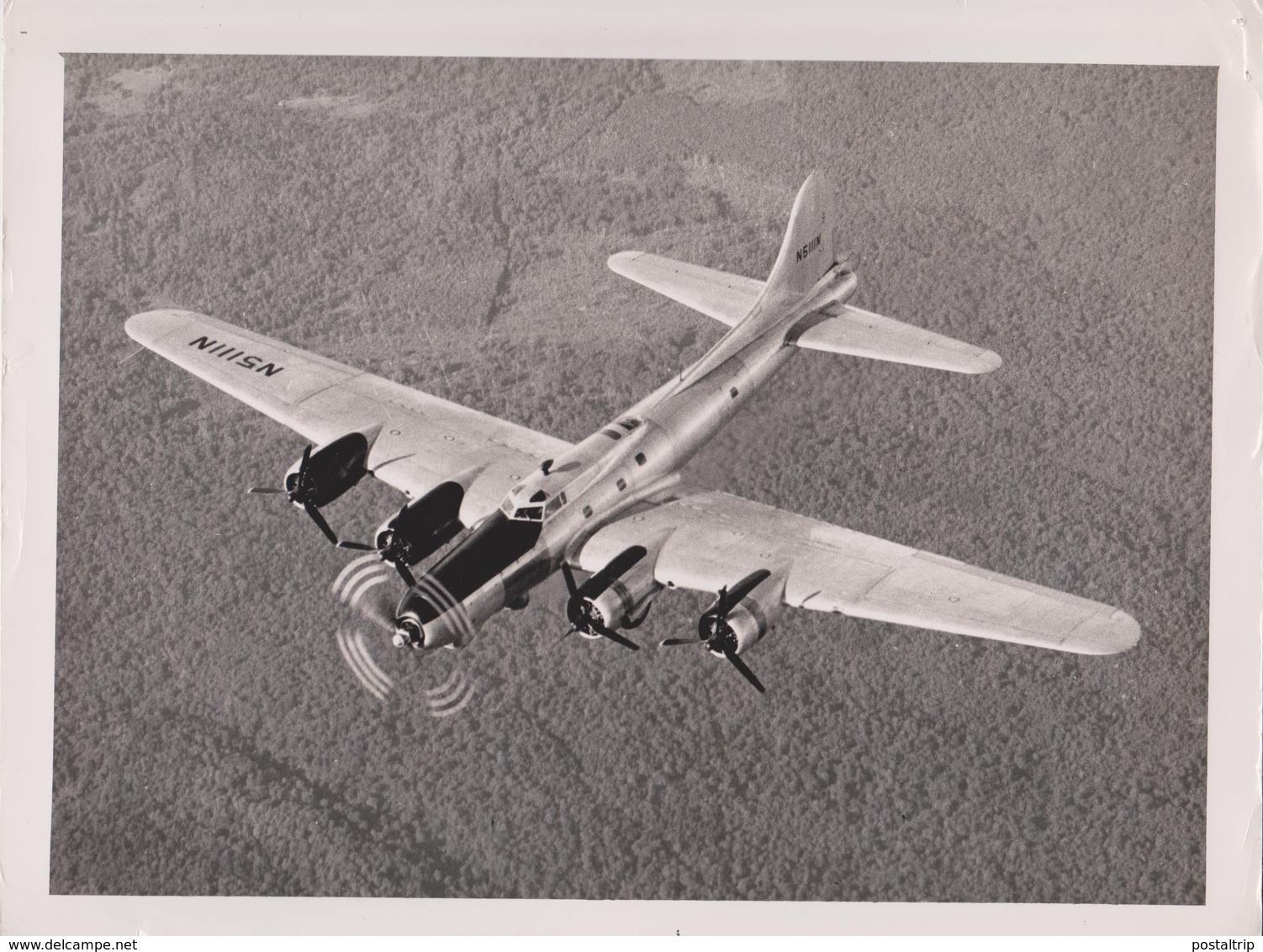 BOEING B-17 FLYING FORTRESS   28 * 21 CM - Aviación