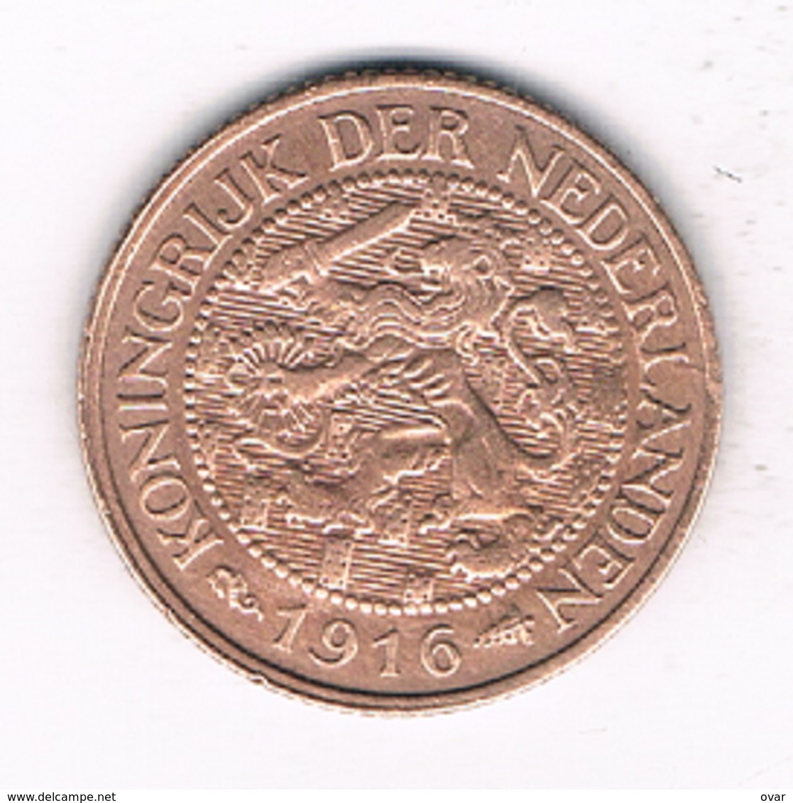 1 CENT 1916 NEDERLAND  /0885/ - 1 Cent