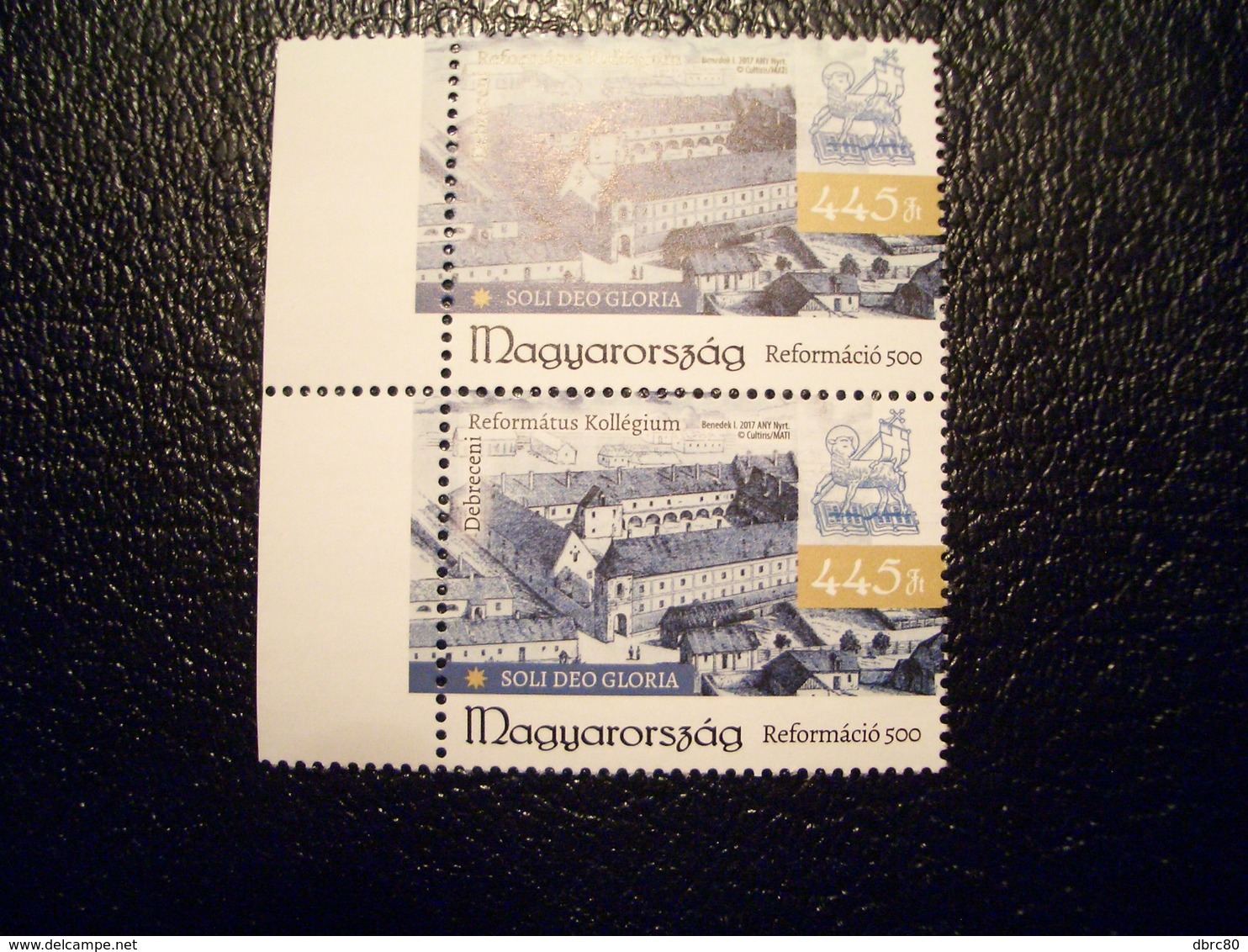 Hungary, 2017, Reformation 500, Debrecen Reformed College, Protestant, Christianity, Architecture, Pair - Unused Stamps