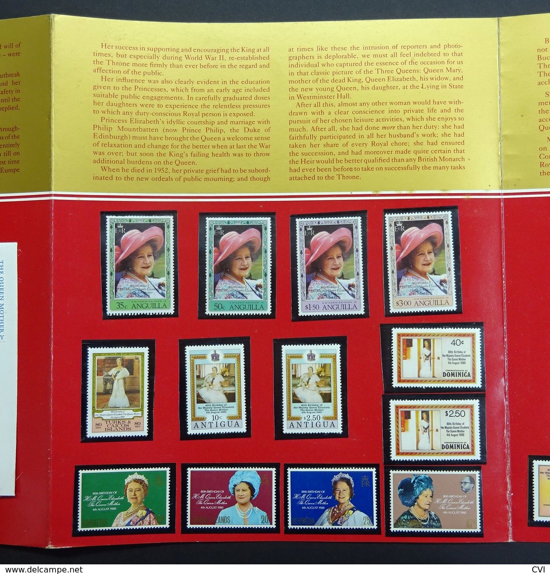 1980 Queen Mother 80th Birthday Sumner Commonwealth Omnibus Collection + FDC, Mint Never Hinged. - Familles Royales