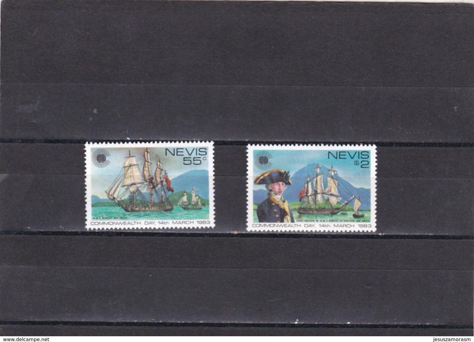 Nevis Nº 108 Al 109 - St.Kitts E Nevis ( 1983-...)