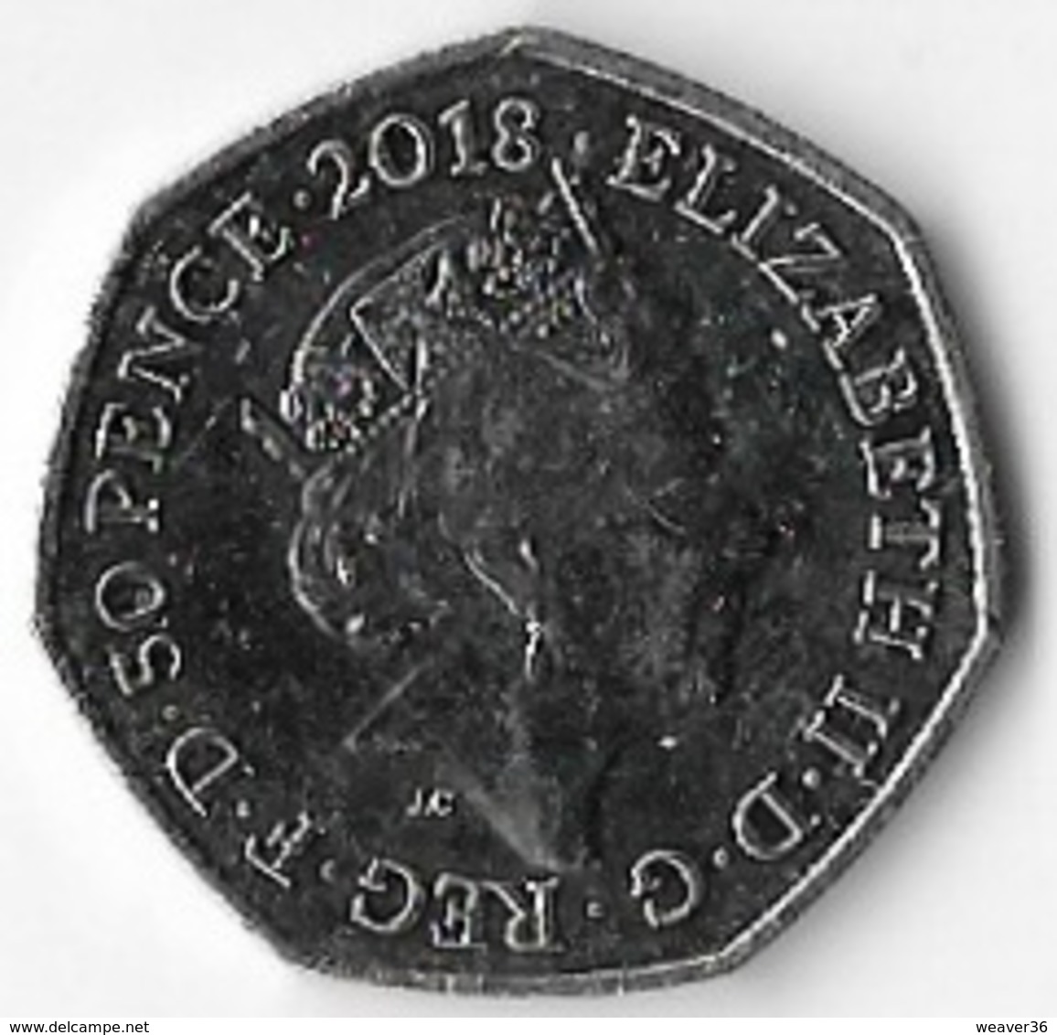 United Kingdom 2018 50p Representation Of The People Act (B) [C229/1D] - 50 Pence