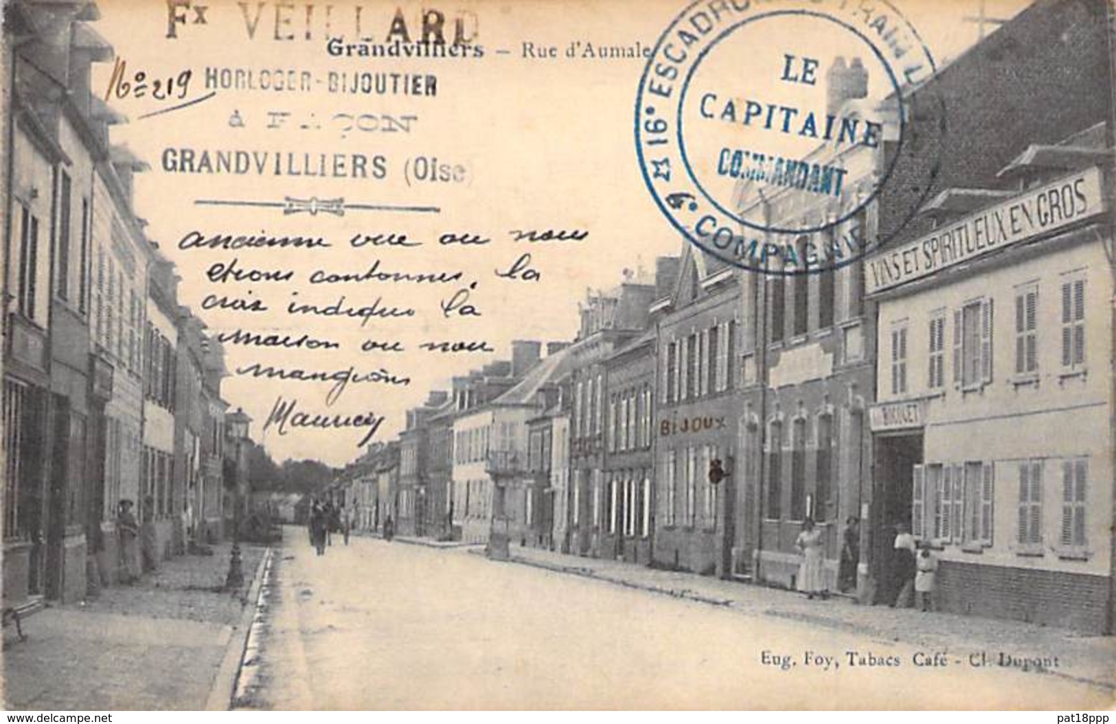 60 - GRANDVILLIERS : Rue D'Aumale - CPA - Oise - Grandvilliers