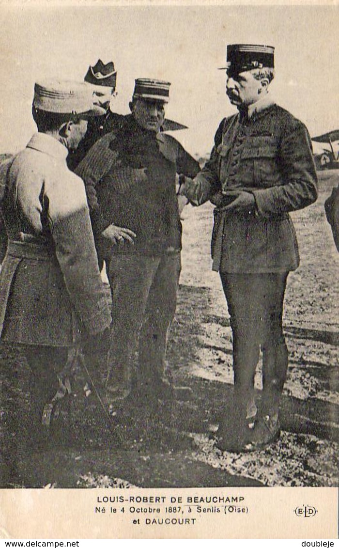 GUERRE 1914- 1918  WW1  LOUIS ROBERT DE BEAUCHAMP Né Le 4 Octobre 1887 à Senlis   ... - Weltkrieg 1914-18