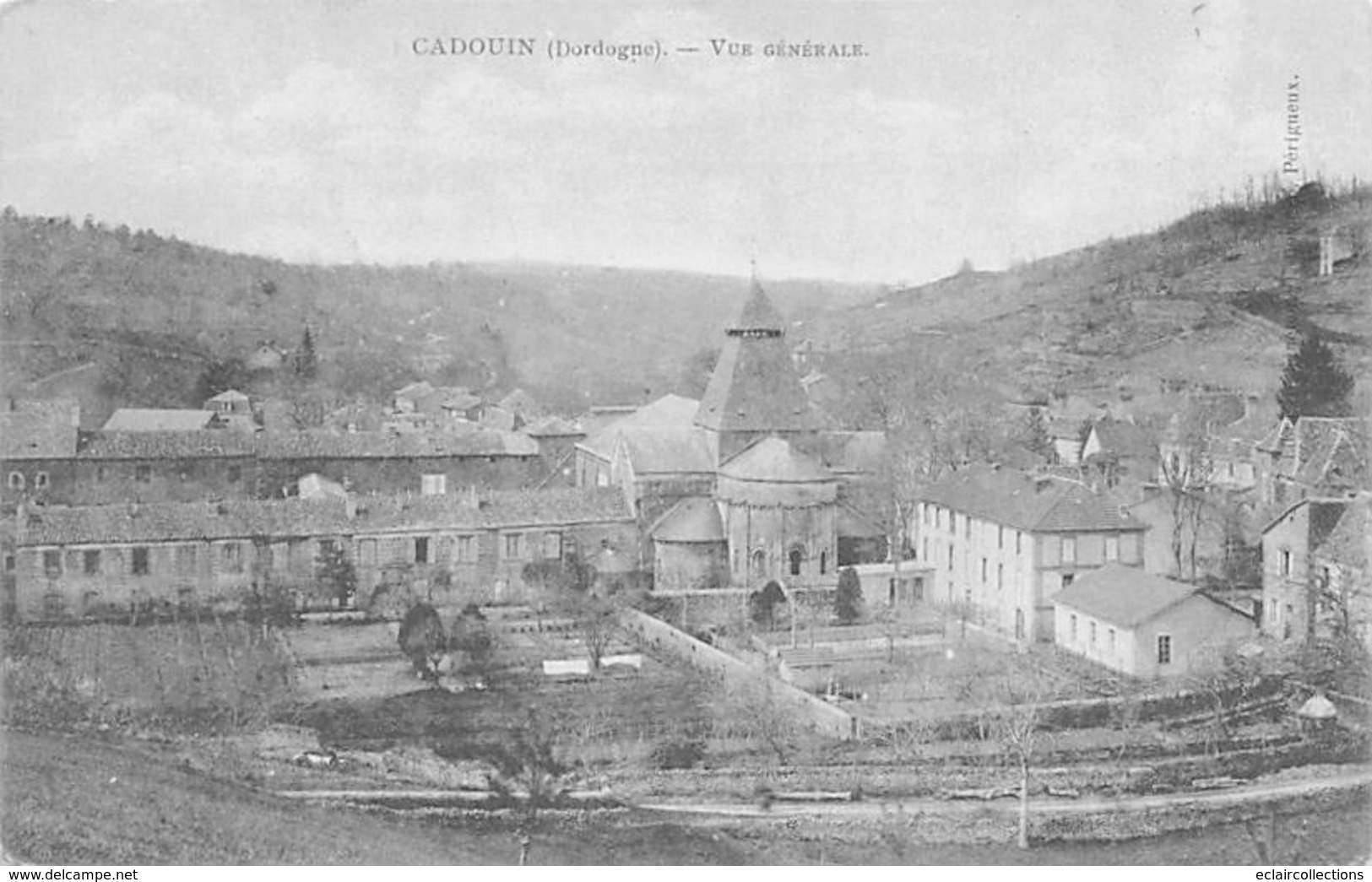 Cadouin       24       Vue Générale 1 CP Et 3 Cartes De L'Abbaye (voir Scan) - Autres & Non Classés