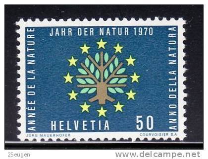 SWITZERLAND 1970  EUROPEAN NATURE  MNH - Europese Gedachte