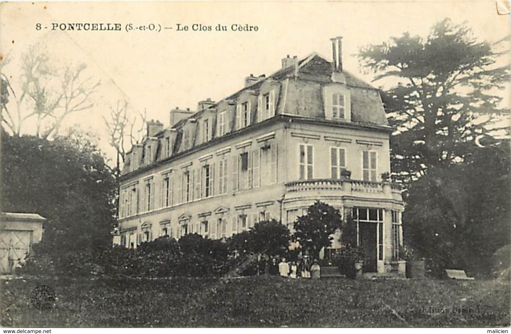 Val D Oise -ref-643- Pontcelle - Pontcelles - Le Clos Du Cèdre - Chateau - Chateaux - Carte Bon Etat - - Pontcelles