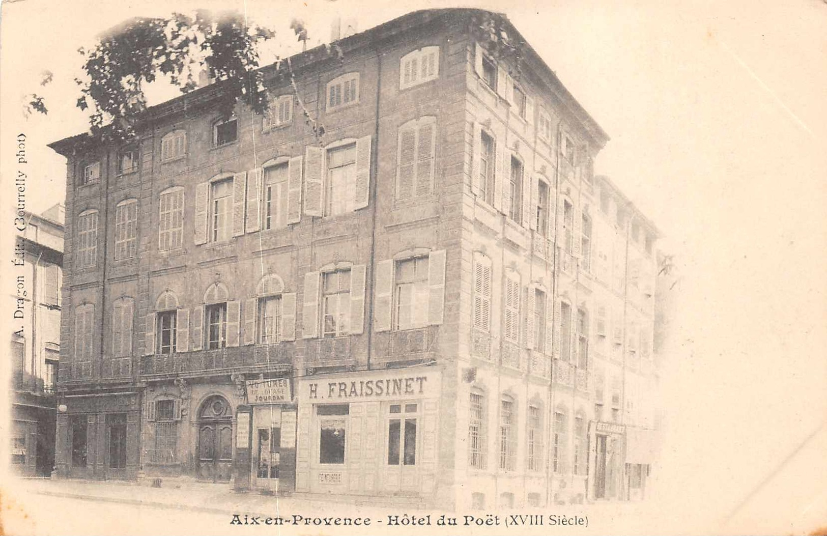 AIX EN PROVENCE -  Hotel Du Poet ( Debut 1900 ) - Aix En Provence