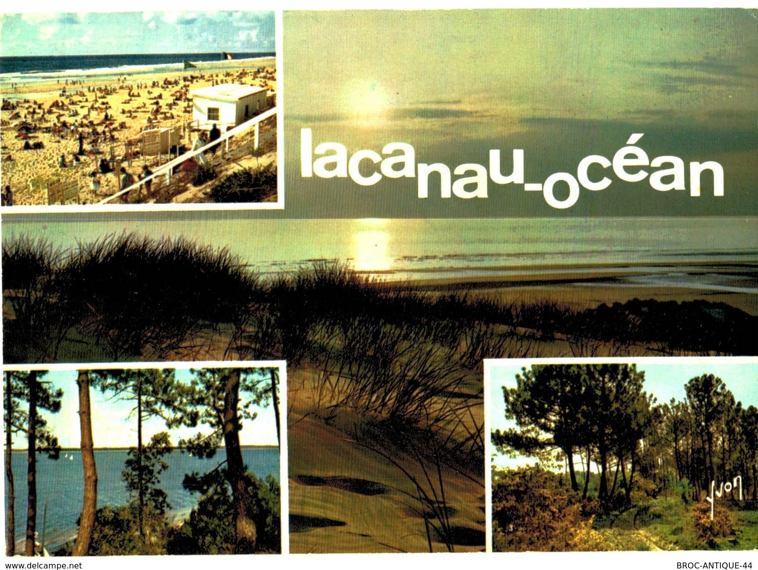 LOT N°930 - LOT DE + 50 CARTES DE LACANAU-OCEAN - BEAUCOUP DE MULTIVUES