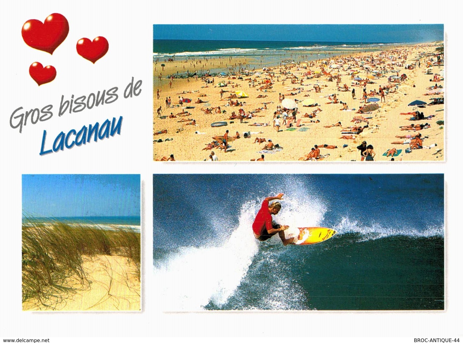 LOT N°930 - LOT DE + 50 CARTES DE LACANAU-OCEAN - BEAUCOUP DE MULTIVUES