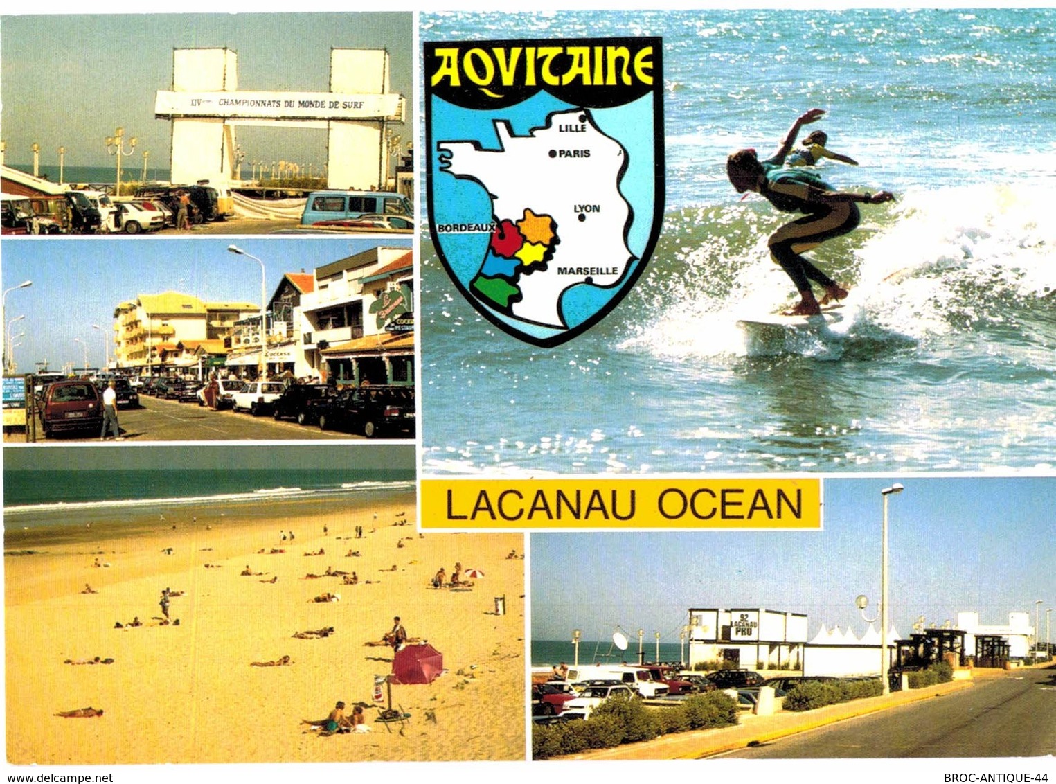 LOT N°930 - LOT DE + 50 CARTES DE LACANAU-OCEAN - BEAUCOUP DE MULTIVUES