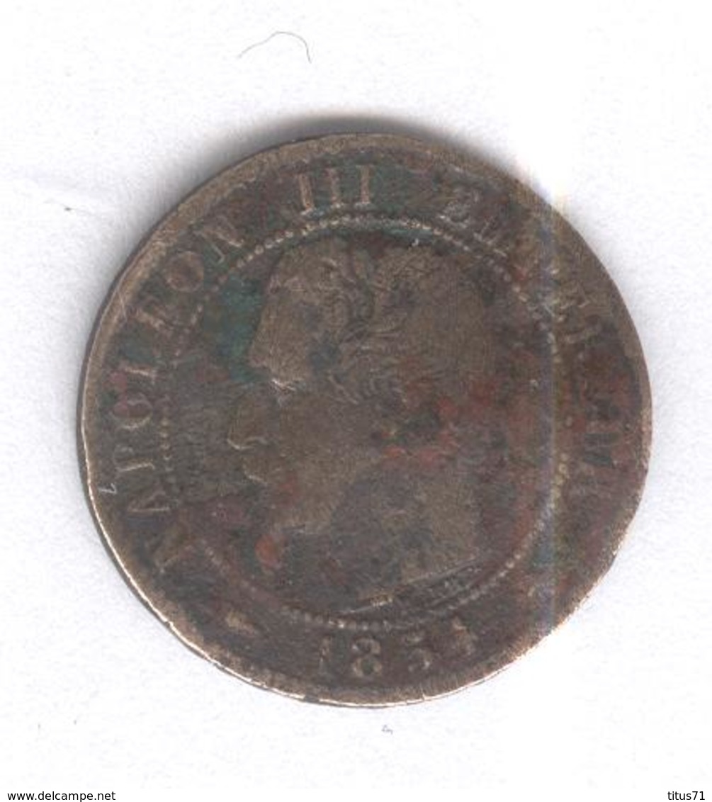 1 Centime France 1854BB - TB - Andere & Zonder Classificatie