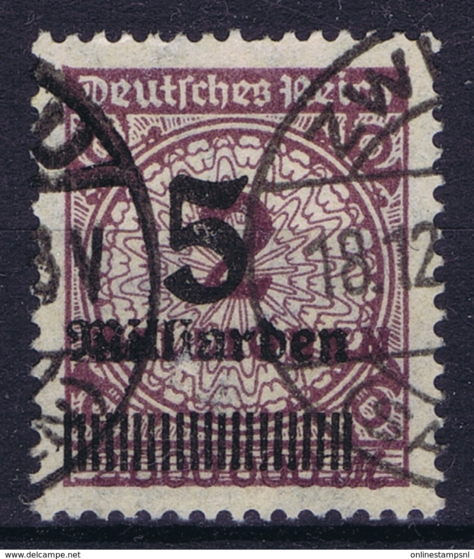 Deutsches Reich Mi 332 AW  Obl./Gestempelt/used Signed/ Signé/signiert Infla - Gebraucht