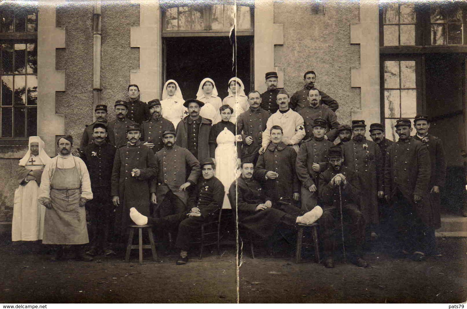 HOPITAL   1915  CARTE PHOTO  . - La Roche Sur Yon