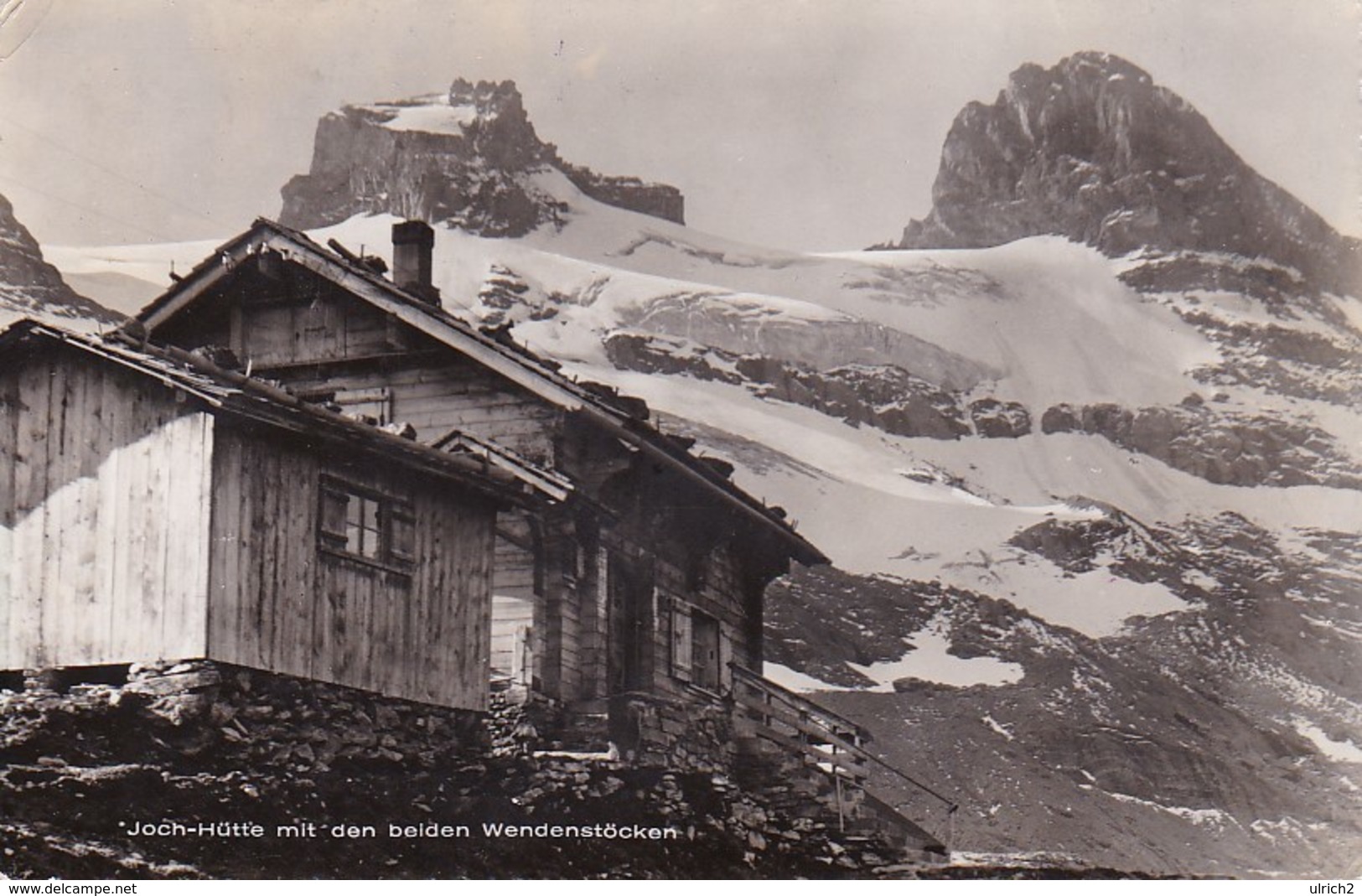 AK Joch-Hütte Mit Den Beiden Wendenstöcken - Geprüft OKW 1942 (39071) - Andere & Zonder Classificatie