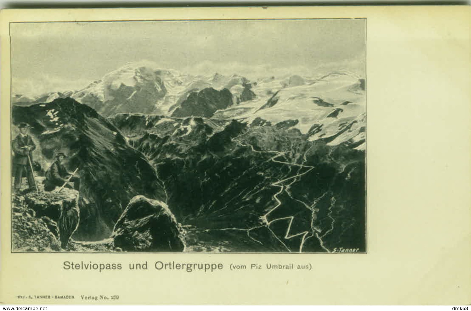 SWITZERLAND - STELVIO PASS UND ORTLERGRUPPE - EDIT S. TANNER - SAMADEN N. 279 - 1900s ( BG2313) - Other & Unclassified