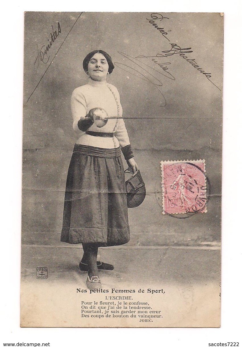 NOS PETITES FEMMES DE SPORT - ESCRIME - Nancy PH Cie - - Escrime