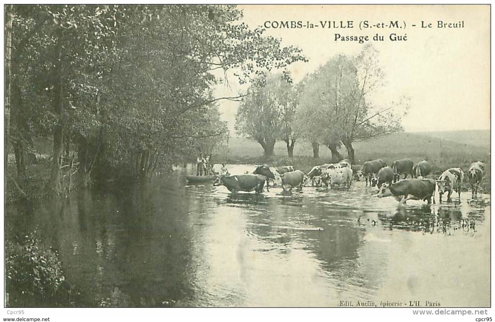 77.COMBS LA VILLE.N°29807.LE BREUIL.PASSAGE DU GUE - Combs La Ville