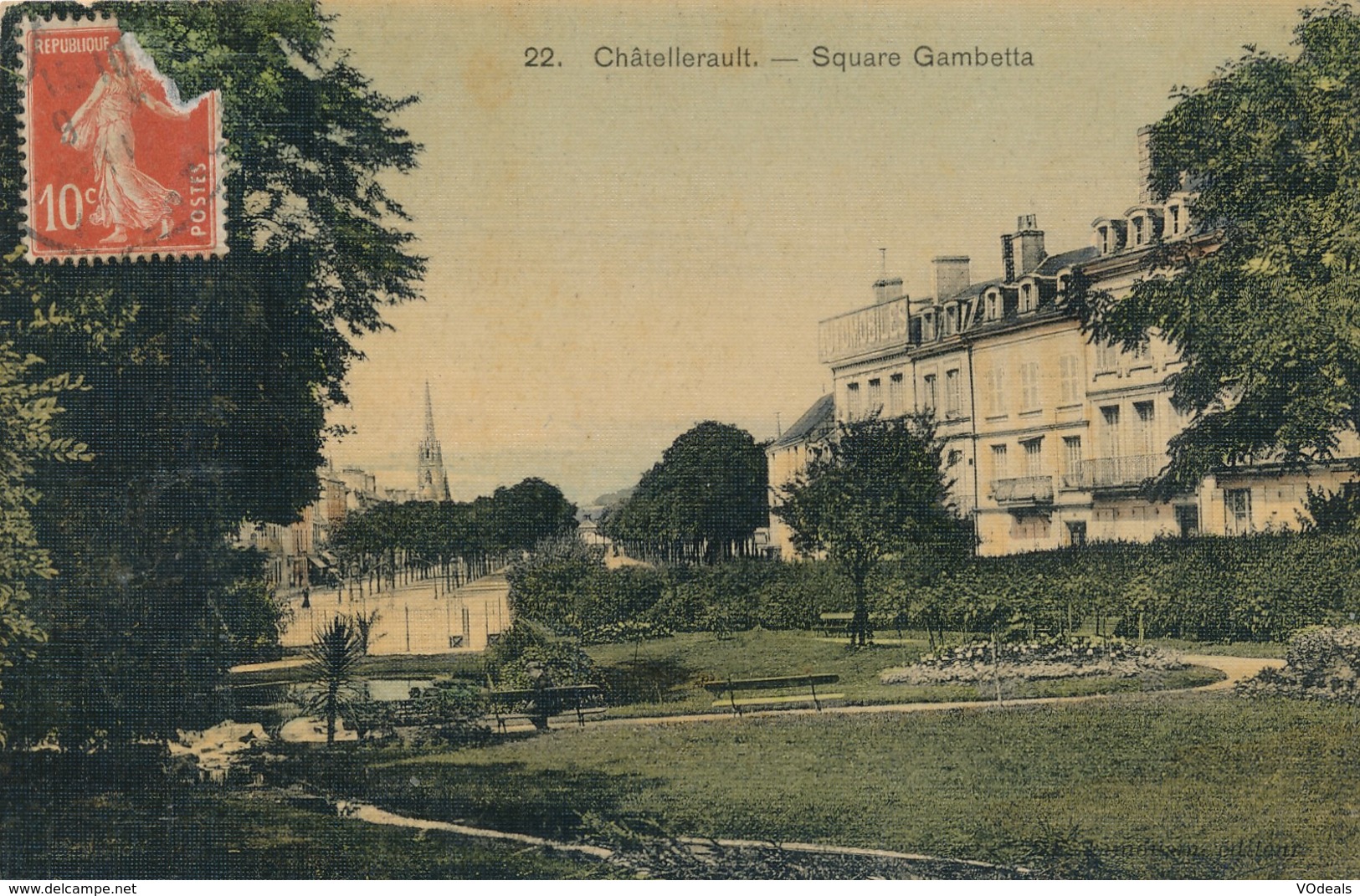 CPA - France - (86) Vienne - Chatellerault - Square Gambetta - Chatellerault