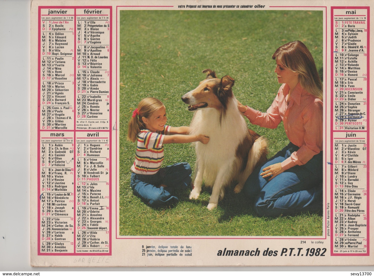 Almanach Des P.T.T. 1982 - Big : 1981-90
