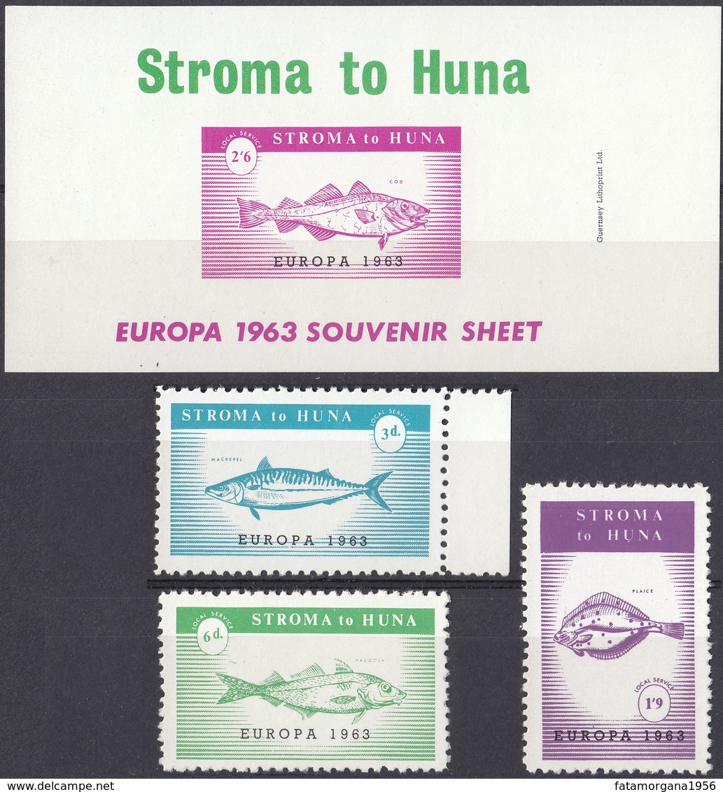 STROMA TO HUMA - 1963 - Lotto Di 1 Foglietto E 3 Valori Nuovi MNH. - Local Issues