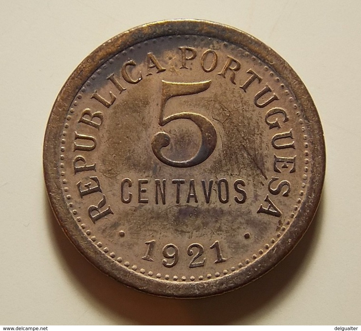 Portugal 5 Centavos 1921 - Portugal