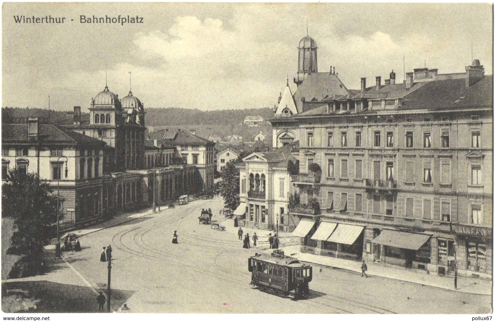 CPA DE WINTERTHUR  (SUISSE)  BAHNHOFPLATZ - Winterthur