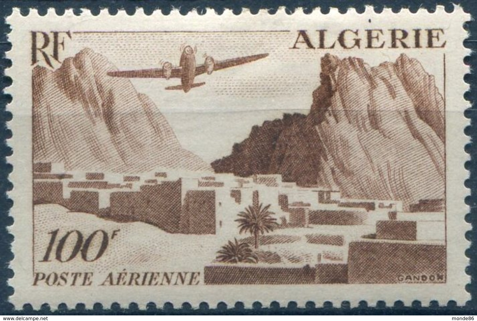 Algérie  PA  N° 10 ** - Poste Aérienne