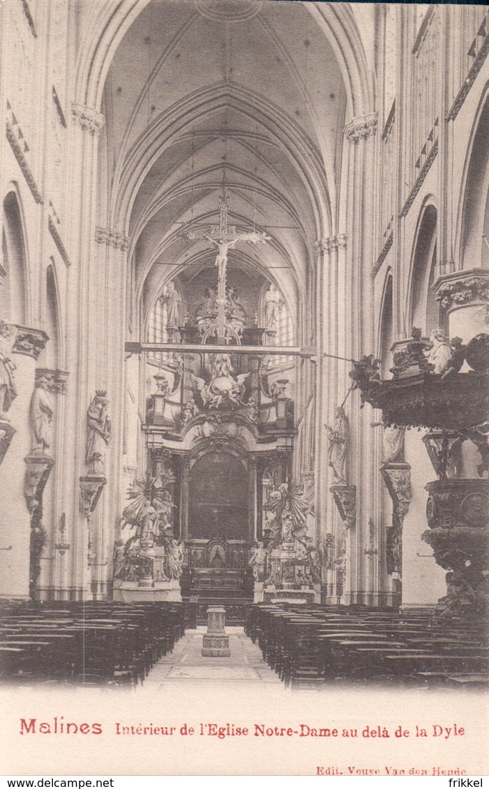 Mechelen Malines Intérieur De L'Eglise Notre-Dame Au Delà De La Dyle - Mechelen