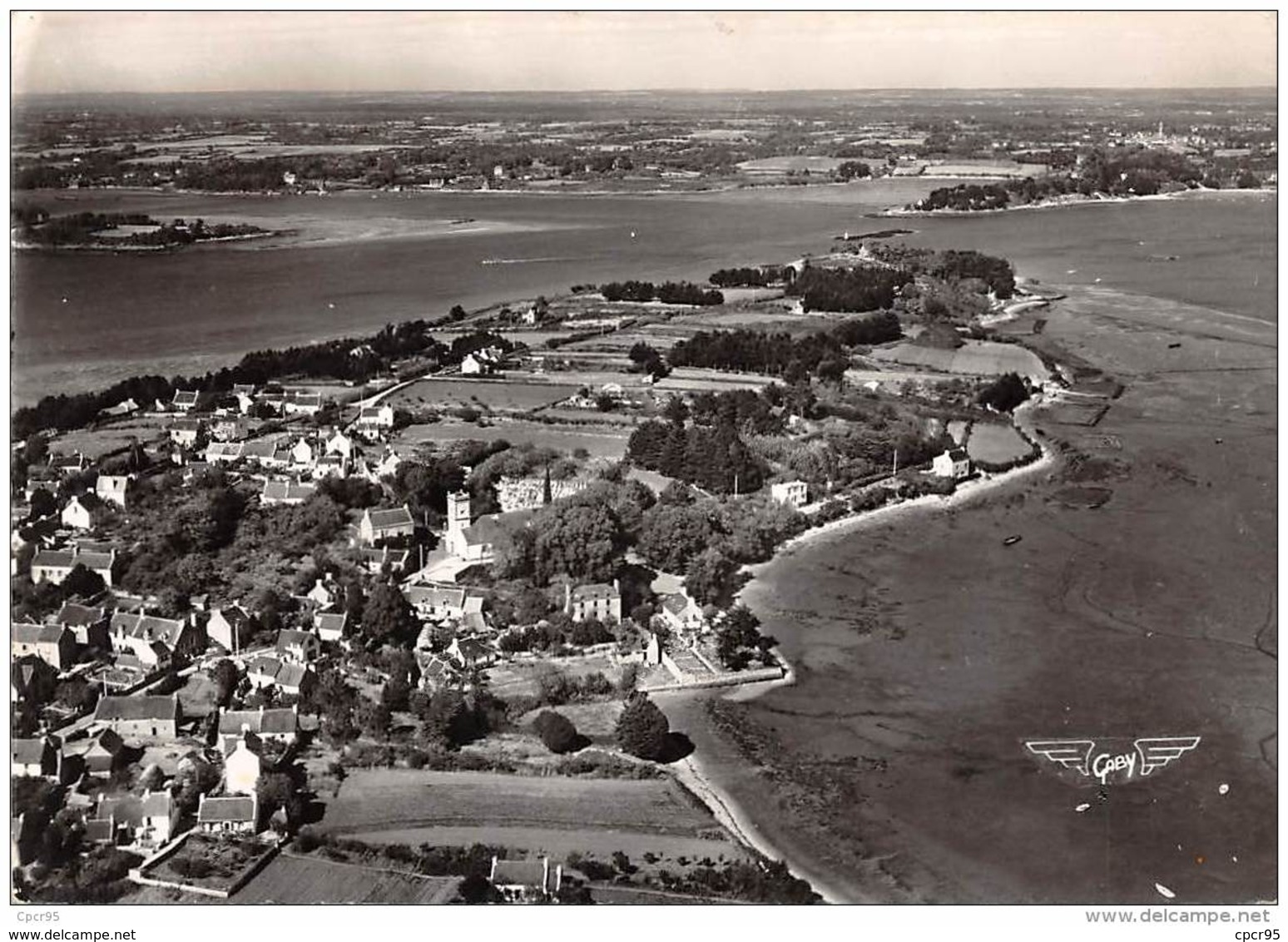 56 . N° 50362 . Ile Aux Moines .  Panorama .  Cpsm 10 X 15cm. - Ile Aux Moines