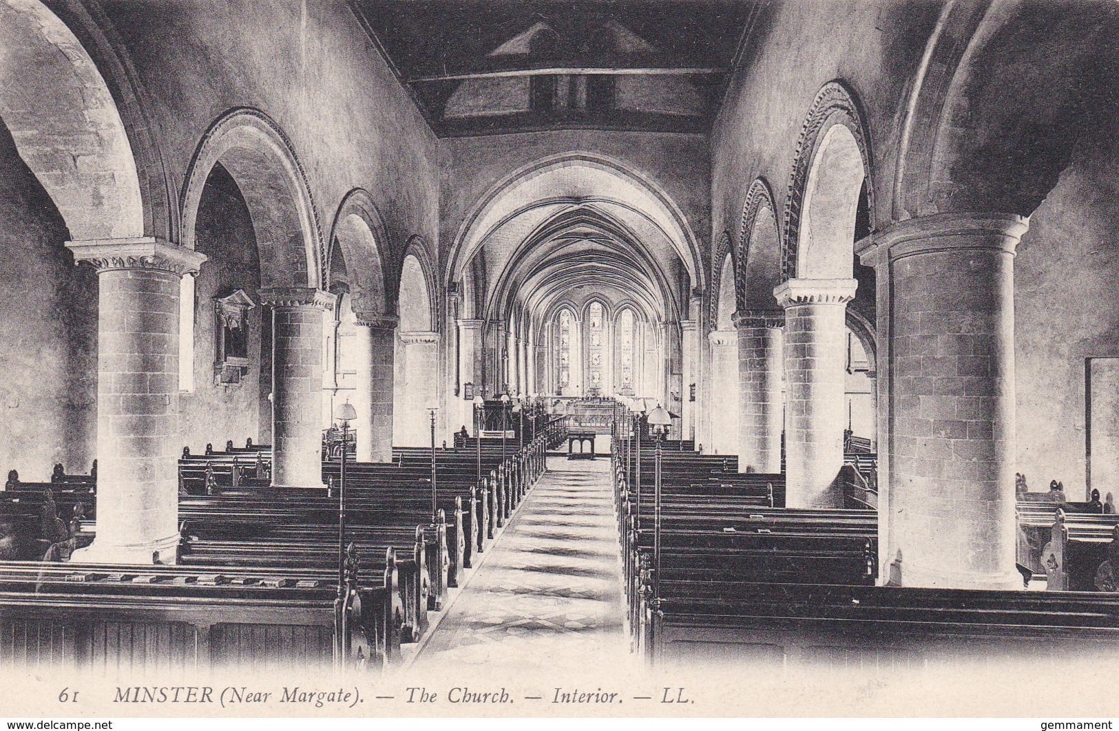 MINSTER , NR MARGATE - CHURCH INTERIOR  . LL 61 - Other & Unclassified