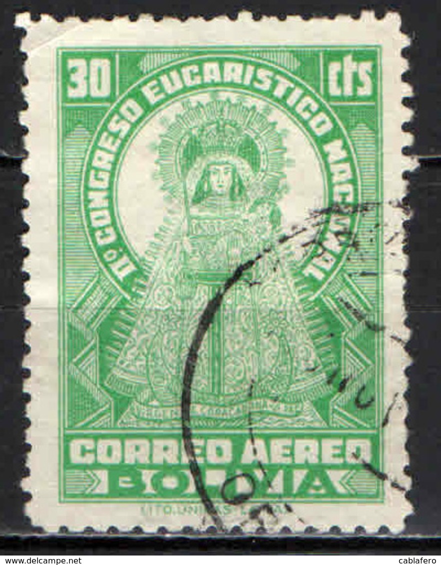 BOLIVIA - 1939 - MADONNA DI CAPOCABANA - USATO - Bolivië