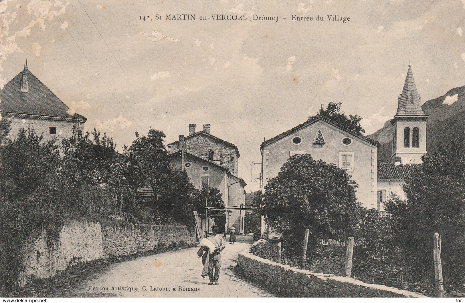 Drome : SAINT-MARTIN-en-VERCORS : Entrée Du Village - Altri & Non Classificati