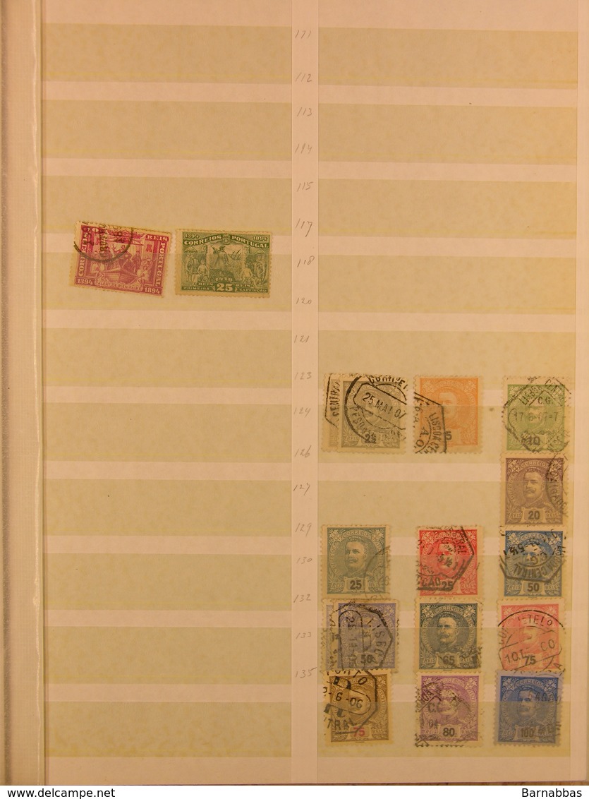 PORTUGAL (DC182), Stockbook Containing Many Stamps. - Used And MNH - - Collections (with Albums)