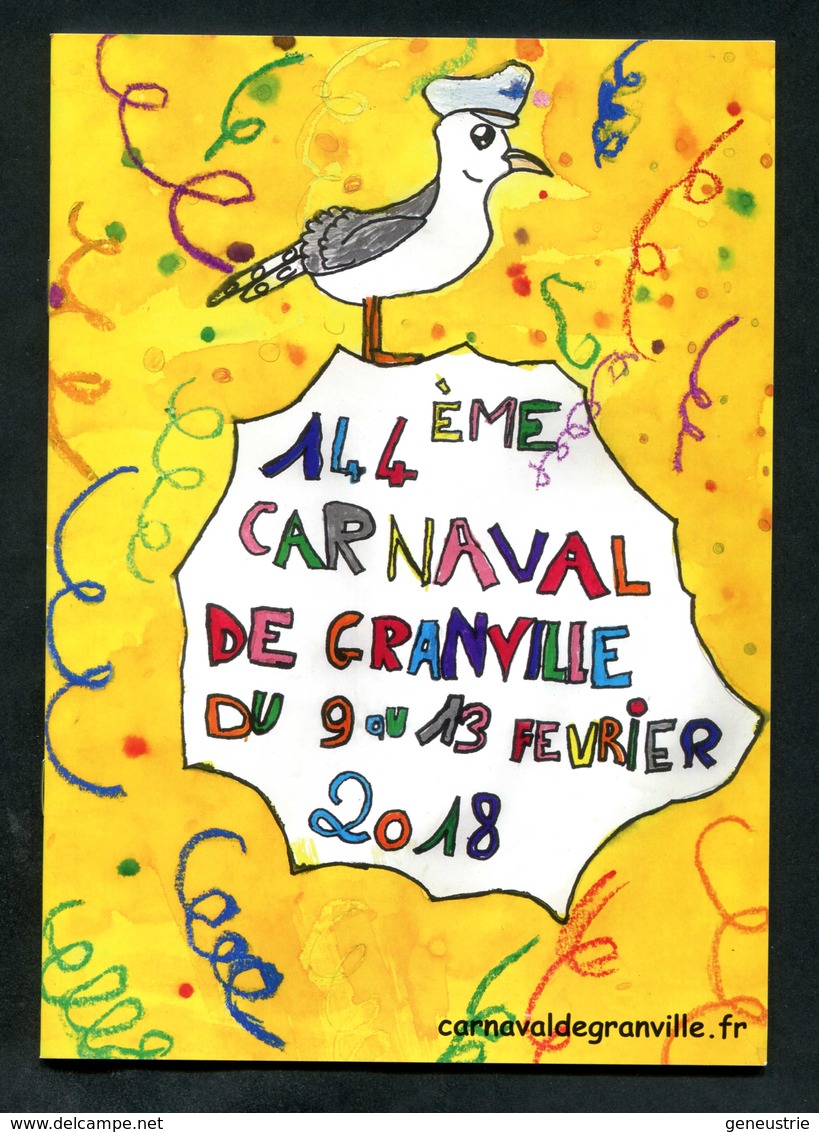 Programme Du 144e Carnaval De Granville 2018 - 27 Pages - Manche - Normandie - Normandie