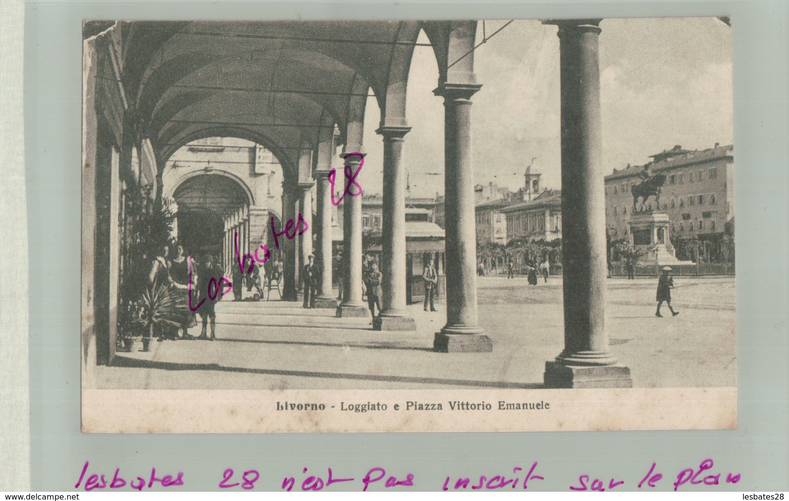 CPA  ITALIE  LIVORNO -Loggiato  E Piazza Vittorio Emanuele Jan 2019 1372 - Livorno