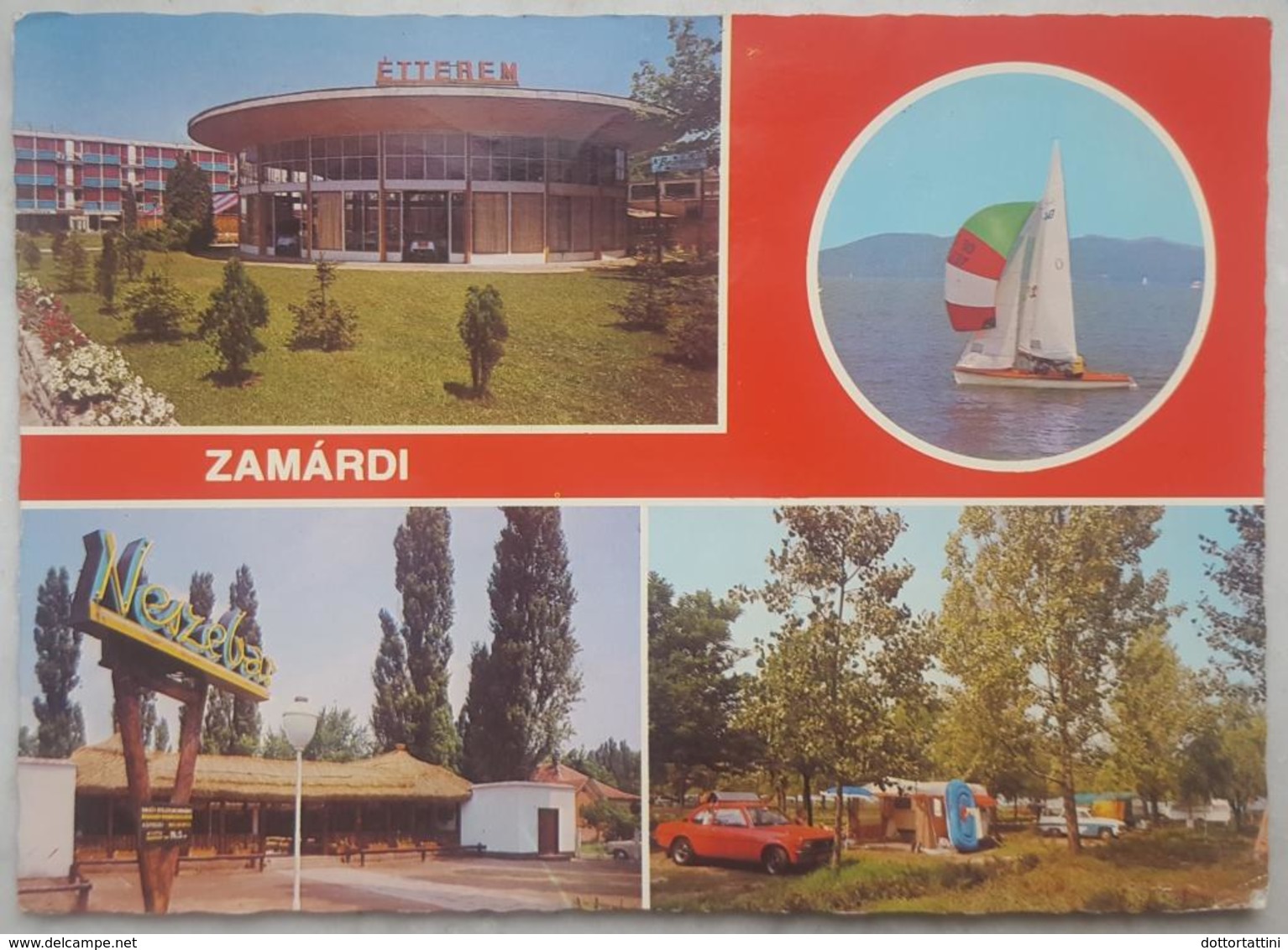 ZAMARDI - Magyar - Hungary - Multiview - Etterem Camping Boat  Vg - Ungheria