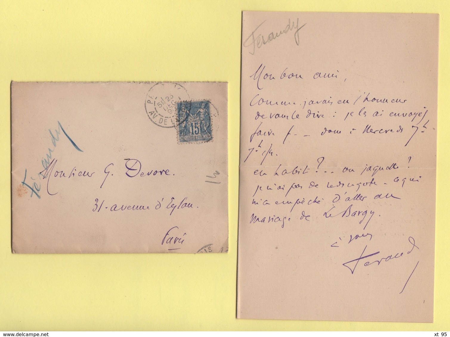 Archive De 7 Lettres - Comedie Francaise - Signatures De Francois De Curel, Robert De Flers, Maurice De Feraudy, Etc... - Autres & Non Classés