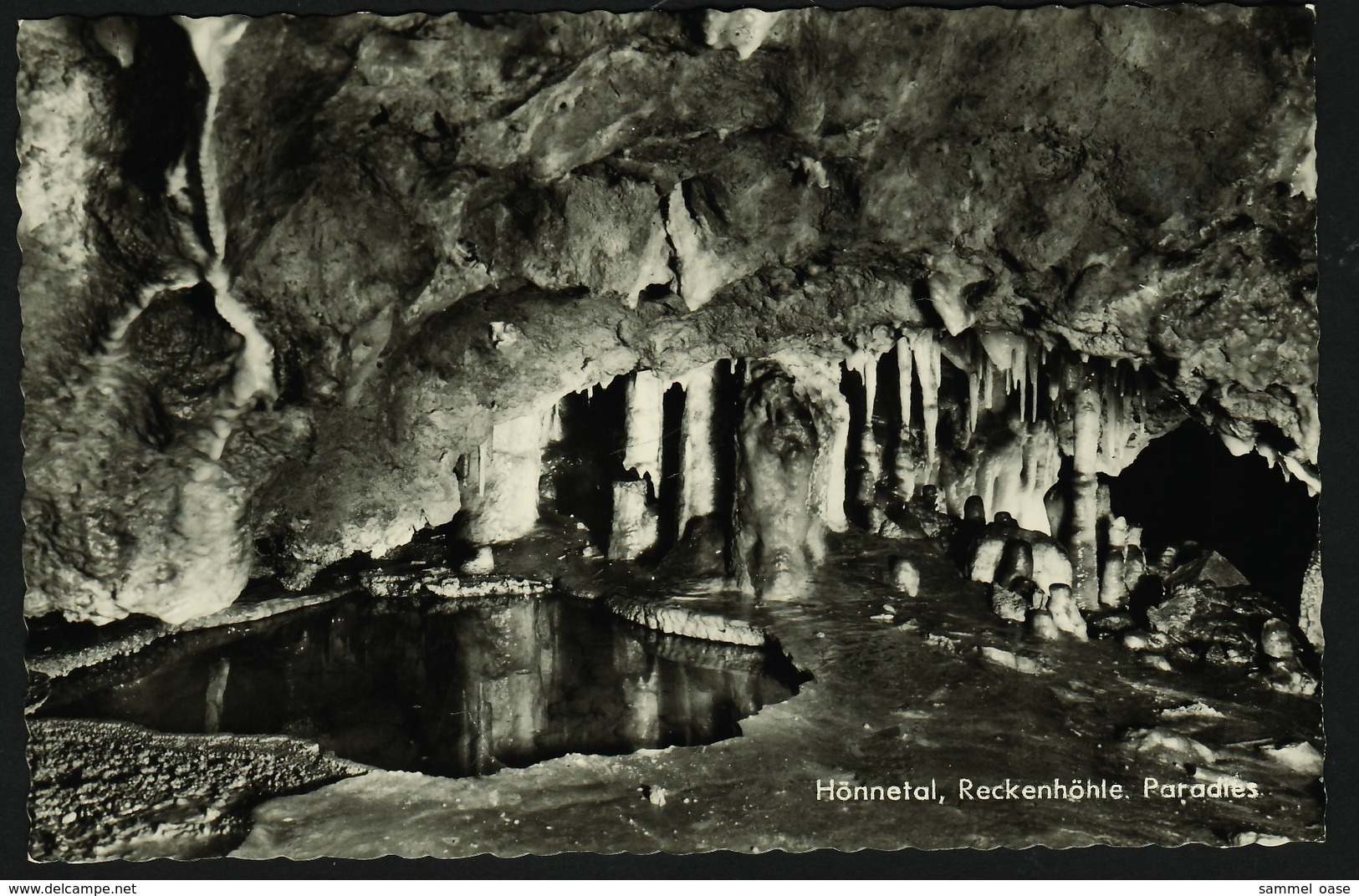 Hönnetal  -  Reckenhöhle  -  Paradies   -  Ansichtskarte Ca.1960    (9649) - Schmallenberg