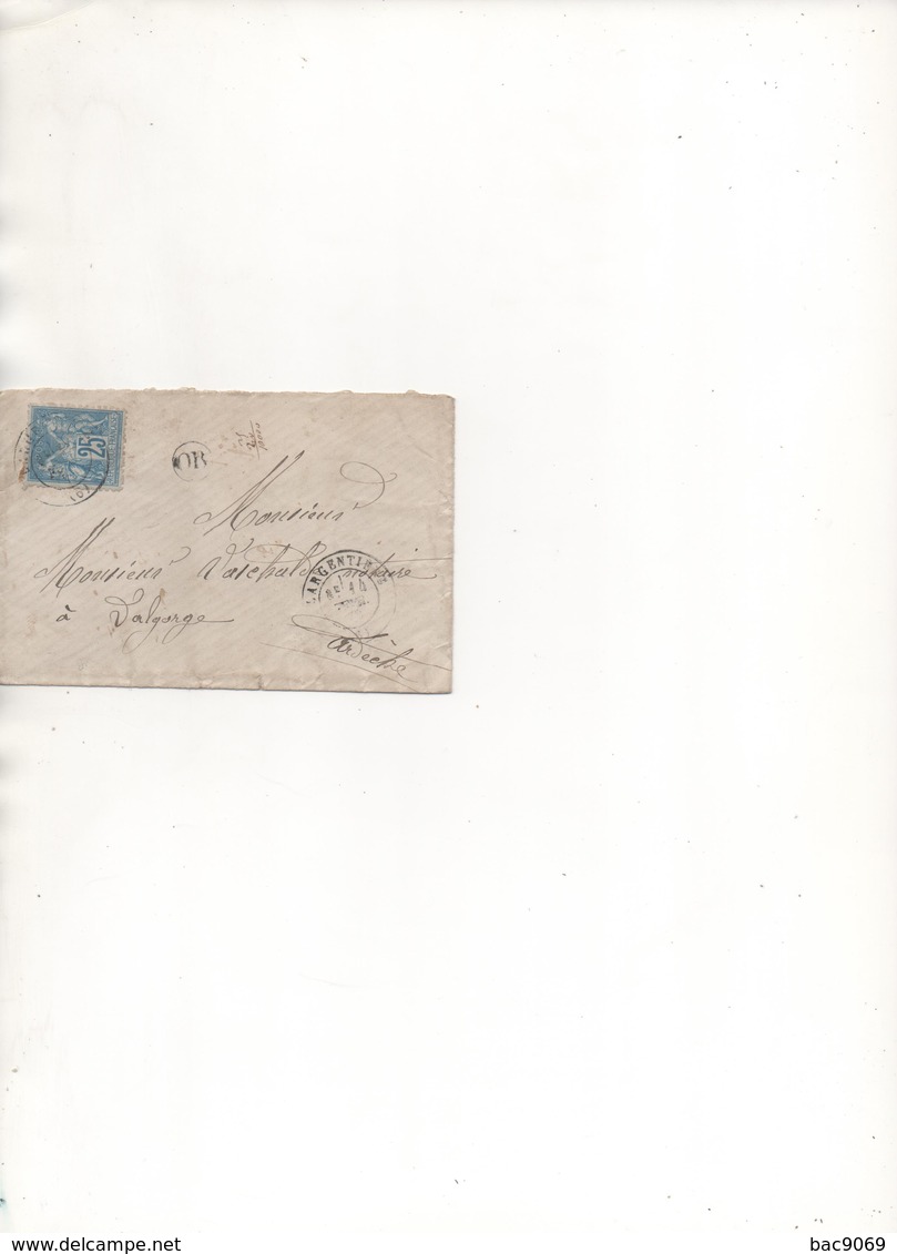 Lot Fevrier2 :lettres - 1877-1920: Période Semi Moderne