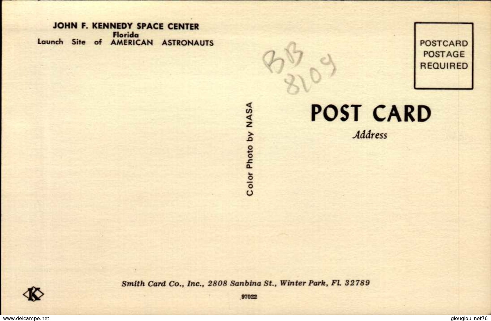 JOHN F.KENNEDY SPACE CENTER...FLORIDA.....ASTRONAUTS....CPM - Autres & Non Classés