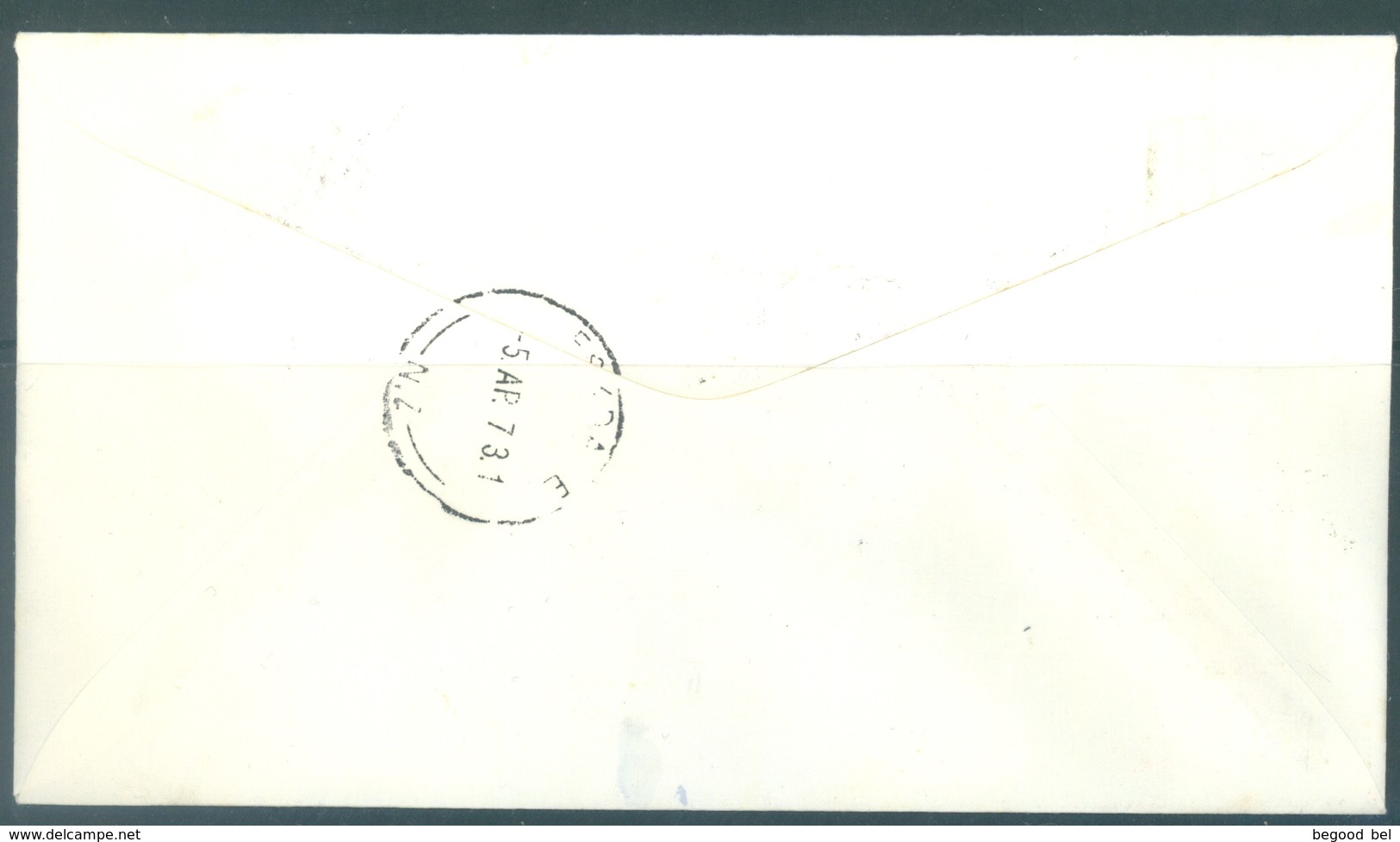 NEW ZEALAND - 4.3.1973 - CIRCULATED FDC FROM NAPIER TO ESKDALE STEAM LOCOMOTIVES Yv 586-589  - Lot 18970 - FDC