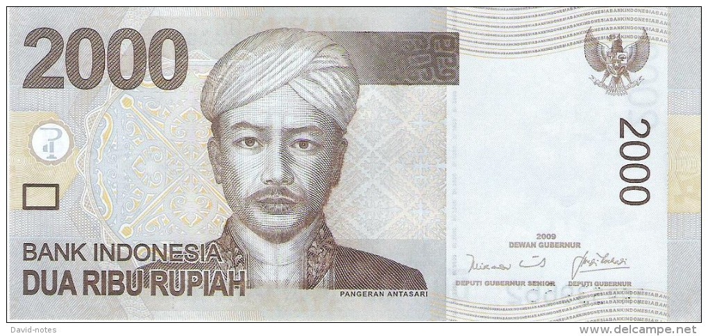 Indonesia - Pick 148 - 2000 Rupiah 2009 - Unc - Indonesia