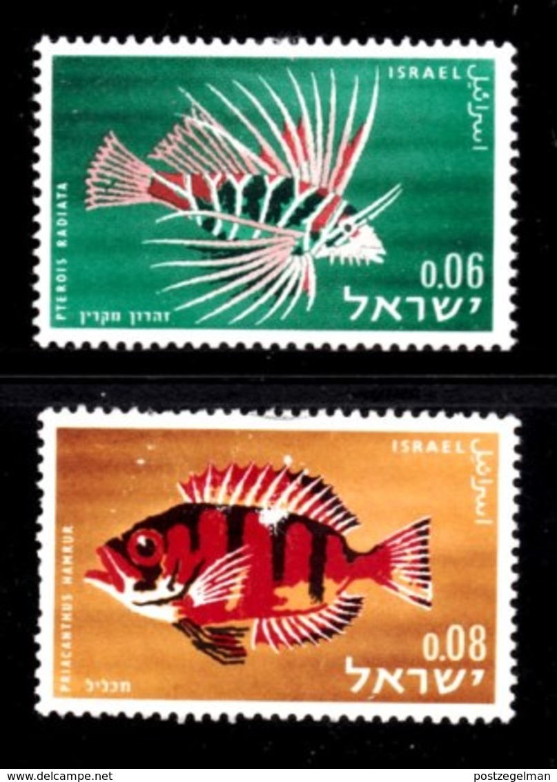 ISRAEL, 1963, Used Stamp(s), Without Tab, Fishes, SG Number 265=268, Scan Number 17362 - Used Stamps (without Tabs)