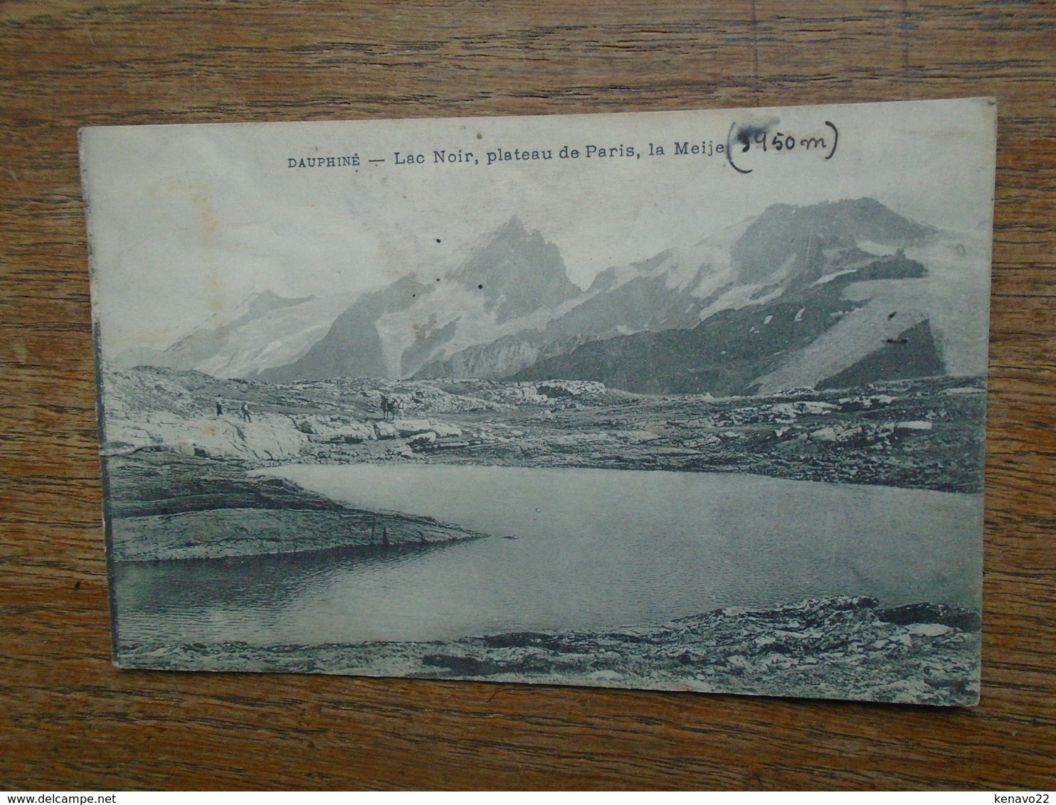 Lac Noir , Plateau De Paris , La Meije "" Carte Animée Personnages Côté Gauche "" - Autres & Non Classés