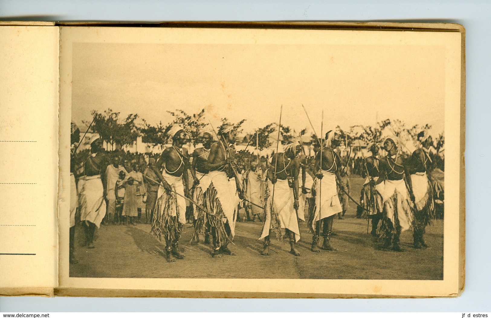 16 CP Ruanda Urundi Danses Ed. Jos Dardenne 2 carnets série 2 F & 2 F bis. Vers 1930 Ethnographie Rwanda Burundi